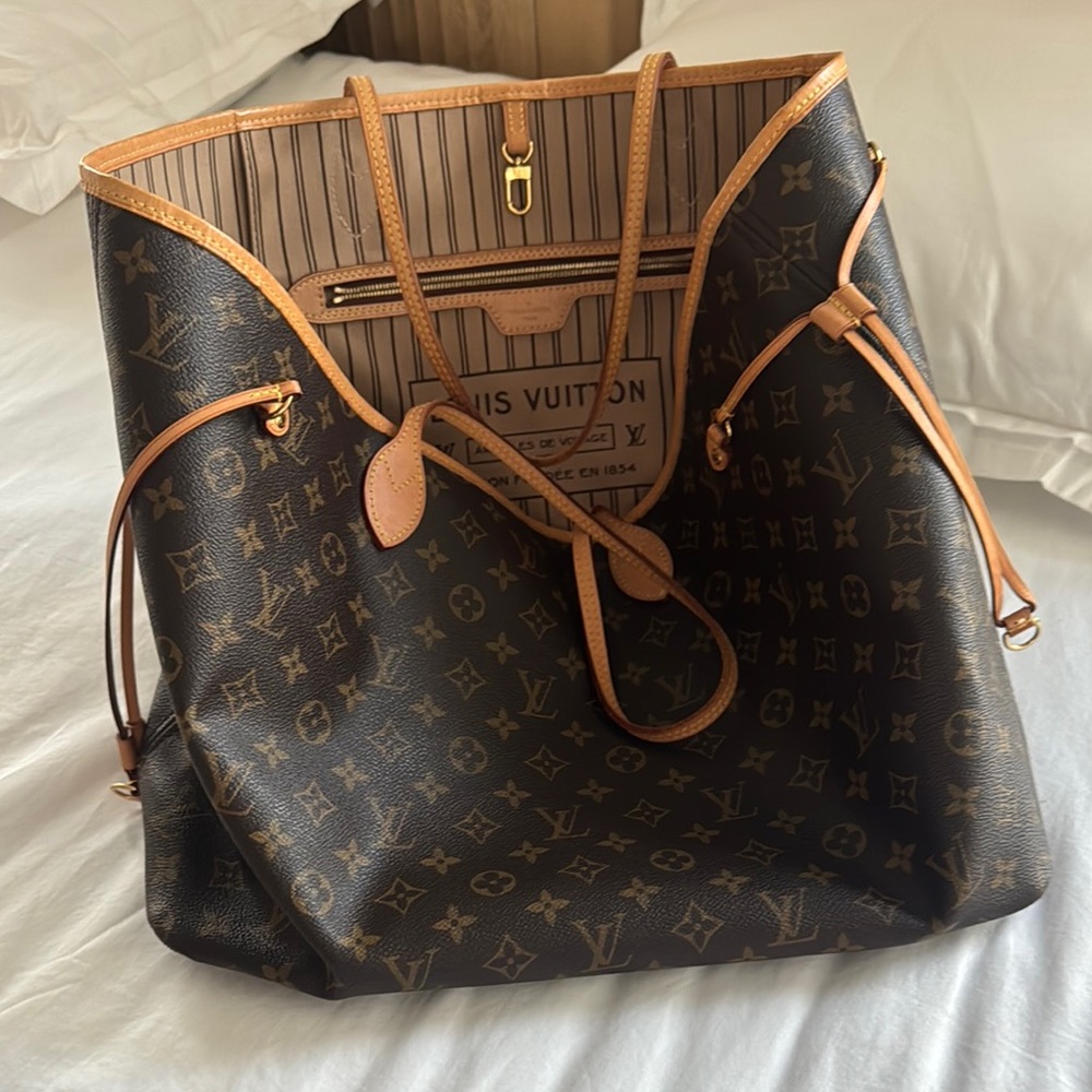 Louis Vuitton Brown Monogram Tote Bag